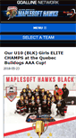 Mobile Screenshot of maplesofthawks.com